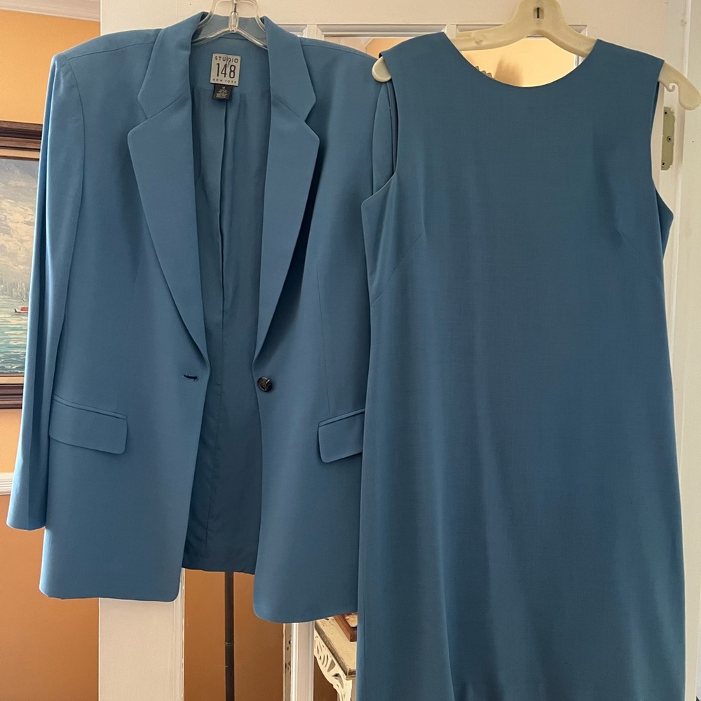 2 piece Studio 148 NY Blazer size 12 and Dress size 10